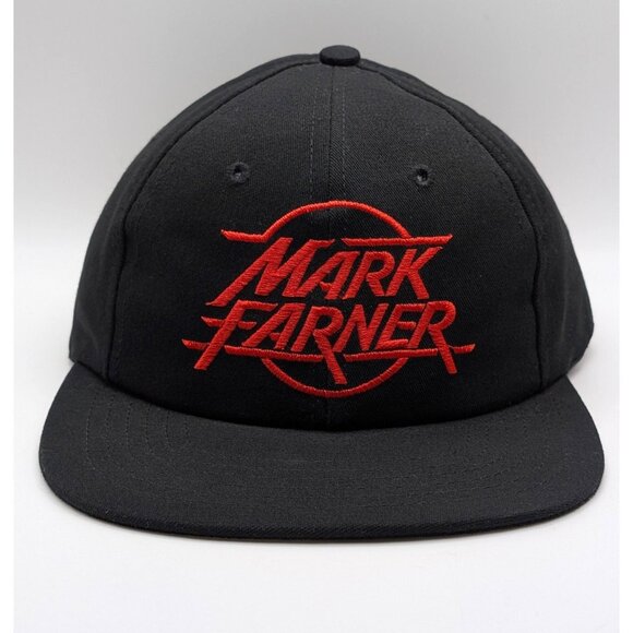 Mark Farner Grand Funk Snapback Hat Cap Black Red Music Musician - Picture 2 of 5
